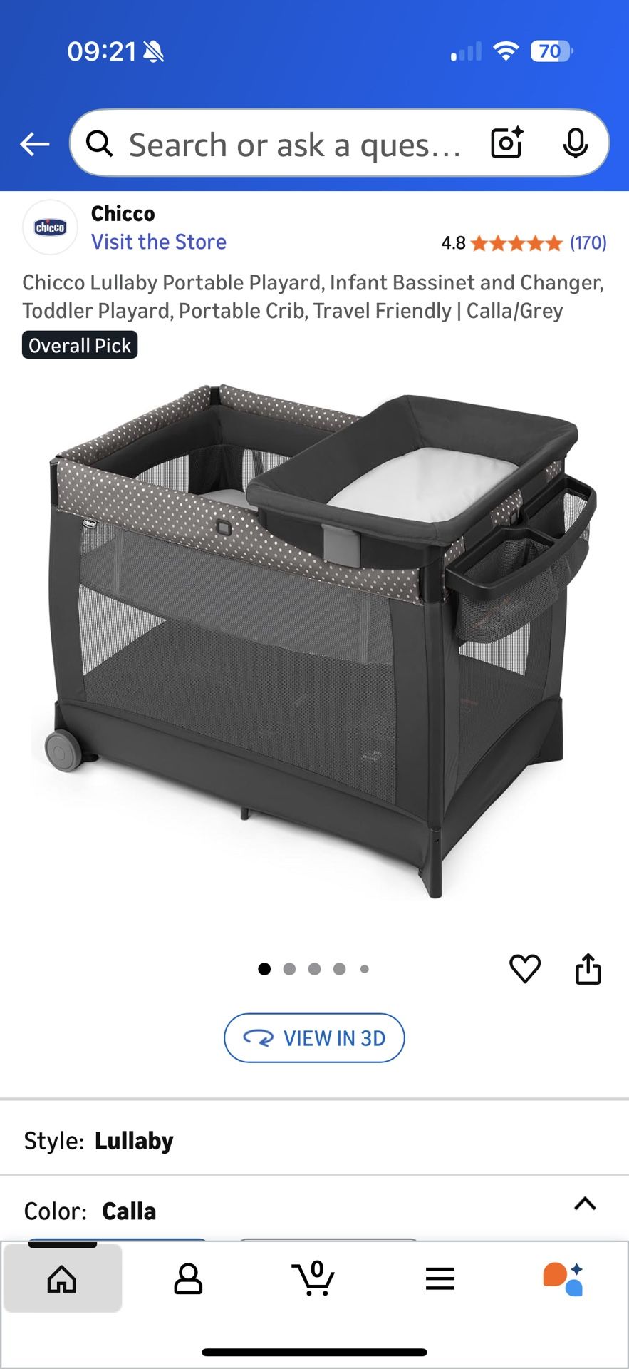 Chico lullaby Pack And Play With Bassinet