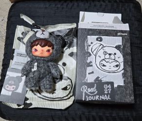 POP MART HIRONO Road Journal City Dust Afloat Plush Doll Pendant
