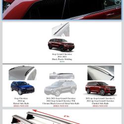 Jeep Grand Cherokee Roof Rack Crossbars