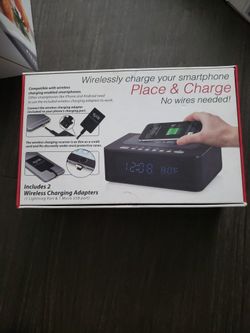 Wireless Charging Digital Alarm Clock ⏰ Bluetooth Speaker 🔊