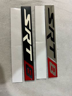 Each  $ 15  Srt 8 badge   for  front   grill or  trunk or  two sides