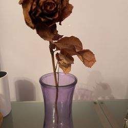 Vase Flowers - Purple 