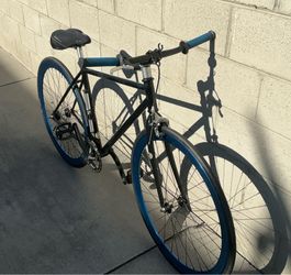 Black and Blue Fixie