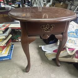 Wooden End Table