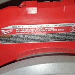 Milwaukee M18 Dual Bevel Saw 