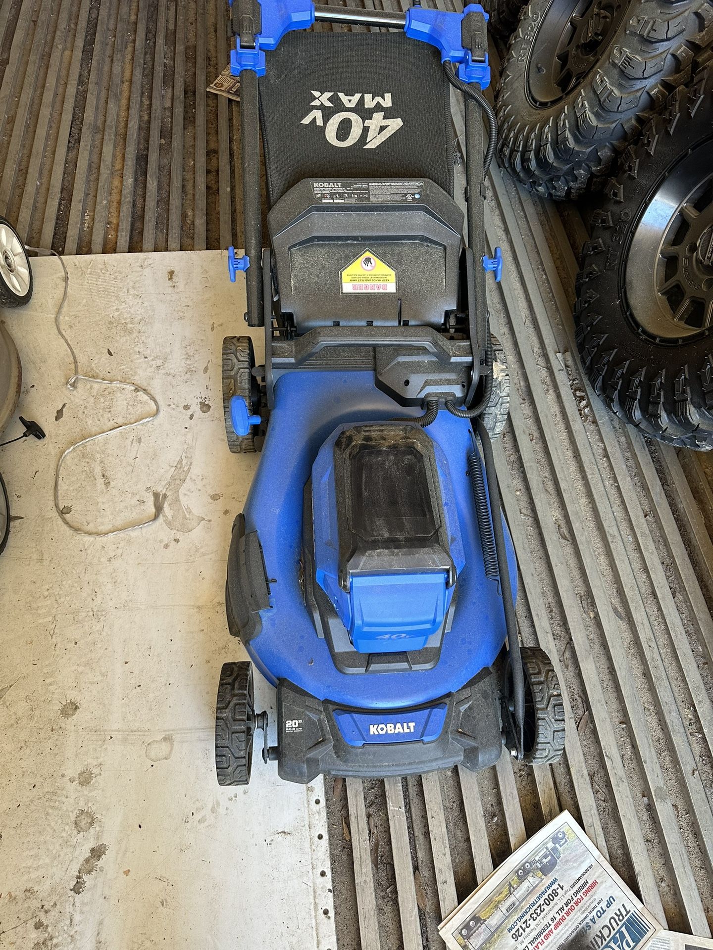 Kobalt 40 Volt Lawn Mower 