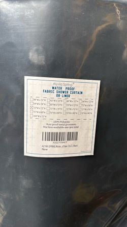 Basic black shower curtains