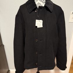 New COMBINED WOOL JACKET Zara Man  Size Xl