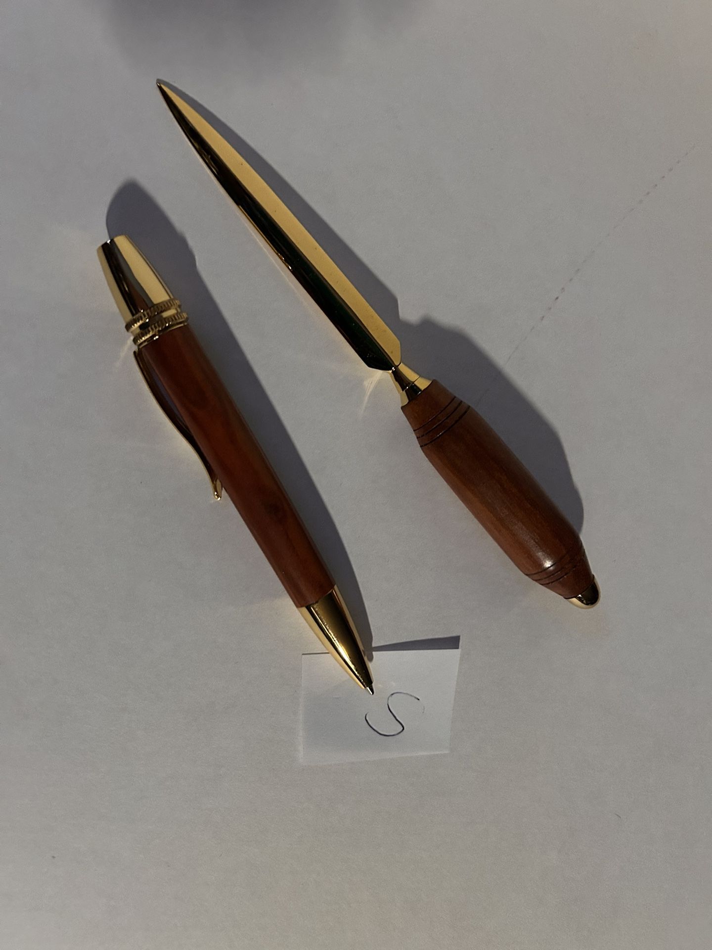 Handmade Wooden Pen And Letter Opener Gifts For Dads,grads, Birthdays