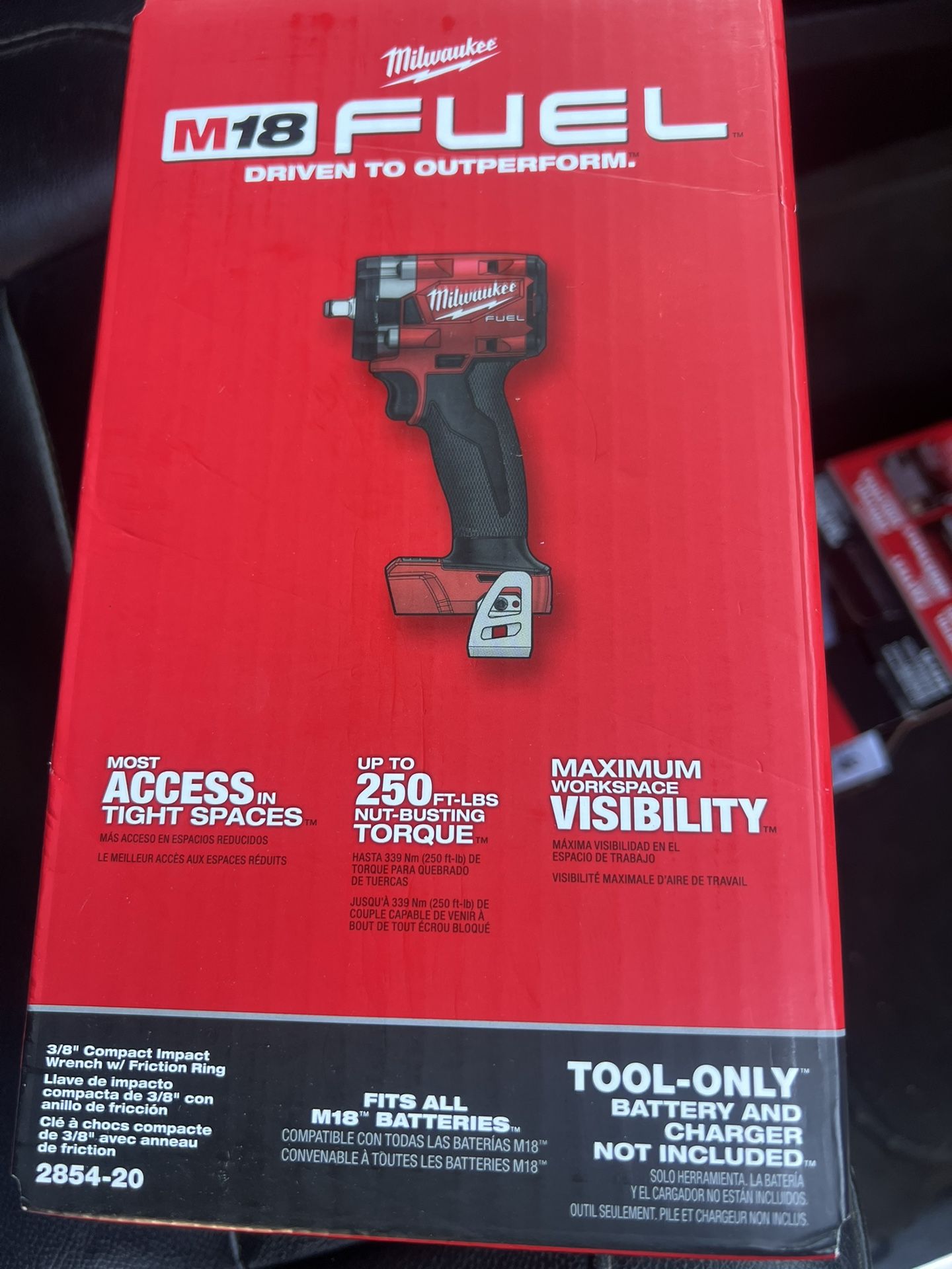 Milwaukee M18 Fuel Compact Impact 3/8