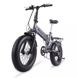MX21 Folding Electric Bike 500W 4.0 Fat Tire Men's Women's Ebike 48v Mountain Bike City Adult Bicycle Snow Beach Cruiser Bike
