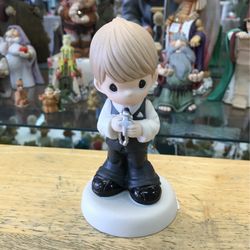Precious Moments Groom Figurine Valentine’s Day Gift Present