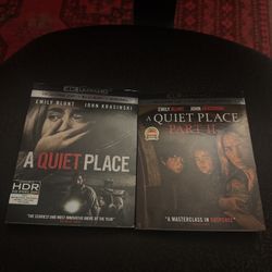 A Quiet Place 1 & 2 - 4K + Blu Ray 