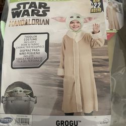 Star Wars Baby Yoda Halloween Costume (size:2T)