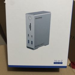 GIISSMO MacBook Pro Docking Station 14-in-2 Dual USB C 5E01 