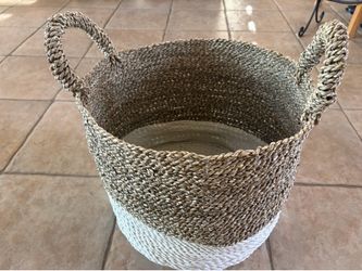 Woven Seagrass Storage Basket