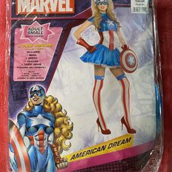 Women Captain America Costume