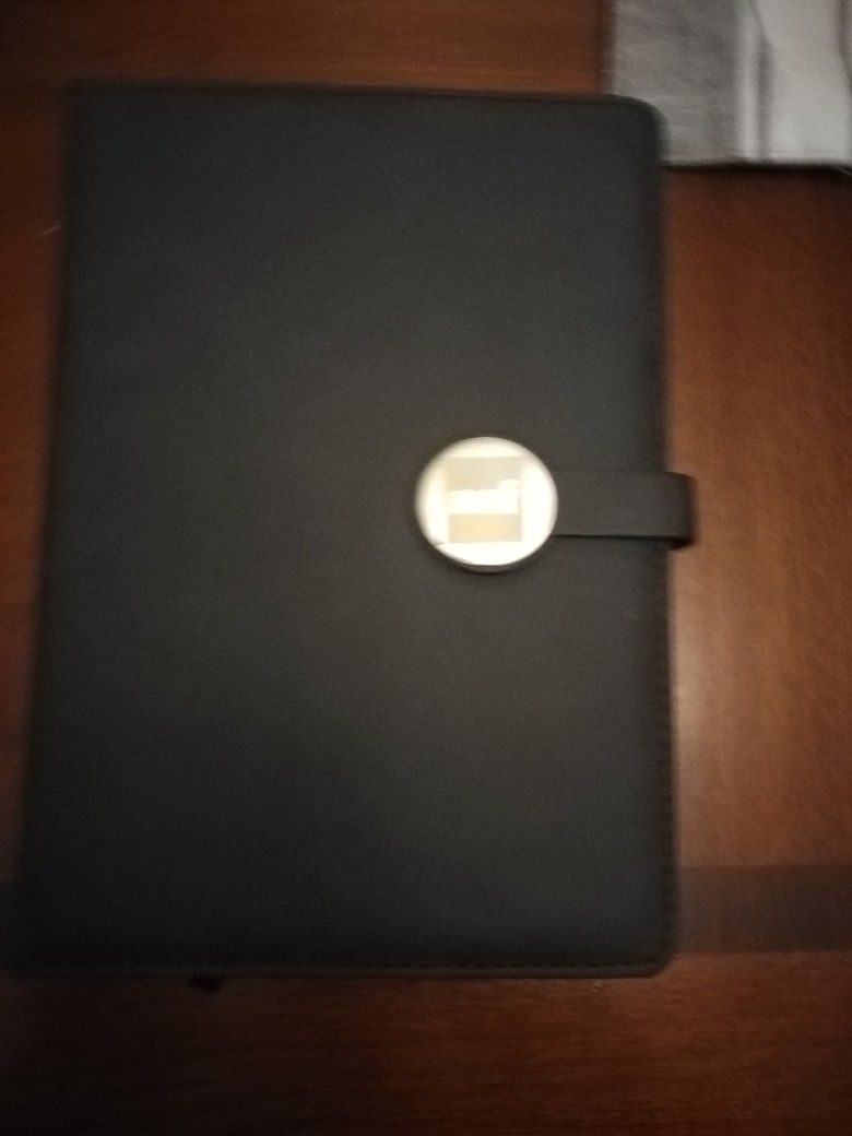 Black Leather Notebook- Never Used