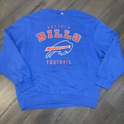 Vintage Starter NFL Mens Size XL Buffalo Bills Crewneck Sweatshirt