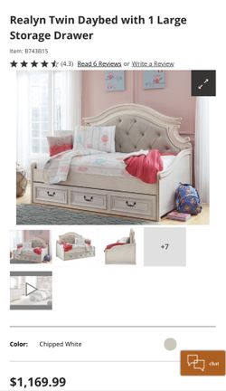 Twin Daybed With Storage Drawer Antique Style