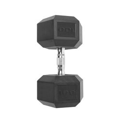 CAP Barbell, 100lb Coated Hex Dumbbell, Single