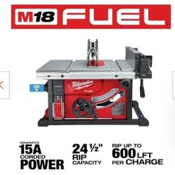 milwaukee table saw
