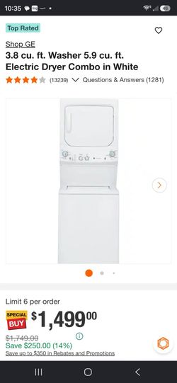 Washer Dryer Combo