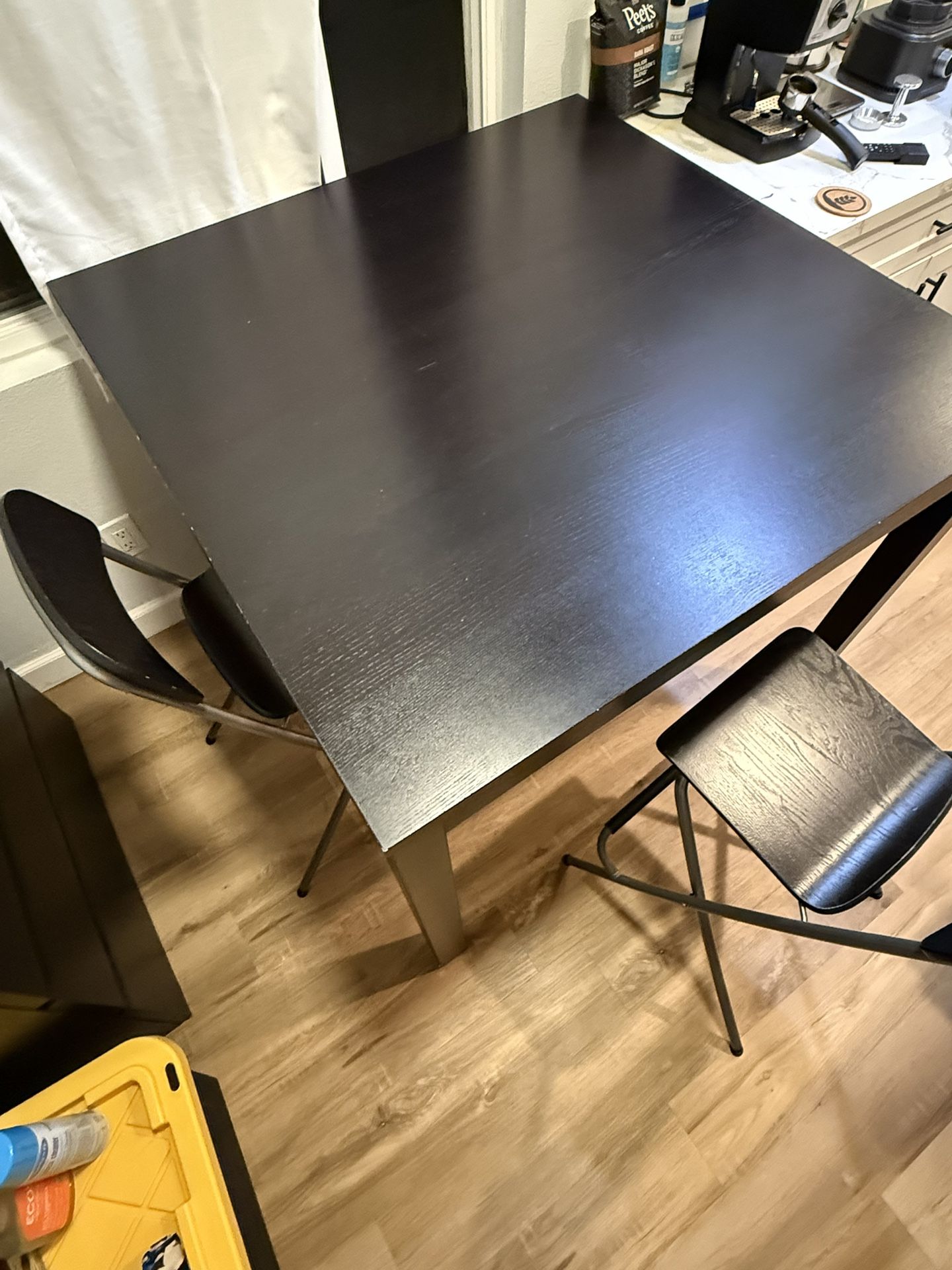 Ikea Bjursta Bar Height Table With 4 Chairs