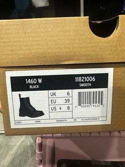 Dr. Martens 1460 Smooth Black Boots