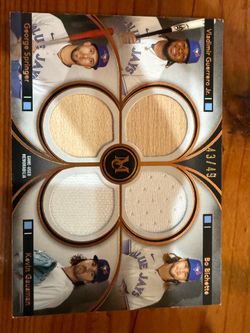 Topps 2024 Museum Collection Primary Pieces Quad Relics FPQR-GBSG Blue Jays /49