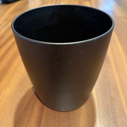 Small Metal Trash Can / Wastebasket 