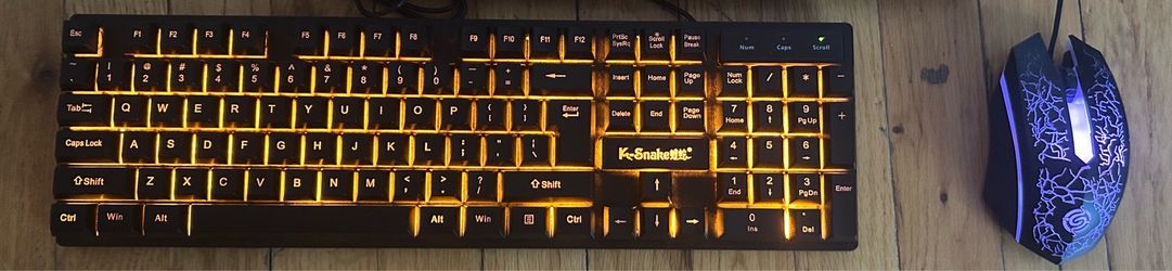 K-Snake KM320 Gaming Keyboard & Mouse Combo