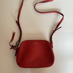 Radley London Handbag Red Leather 