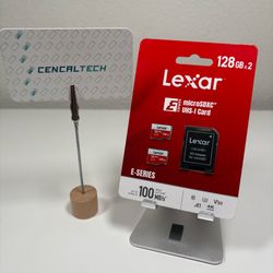 New Lexar E-Series 128gb Micro SD Card 2 Pack, High-Speed Memory