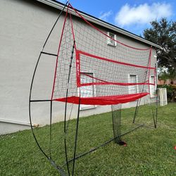 2 in 1 Adjustable Volleyball Net