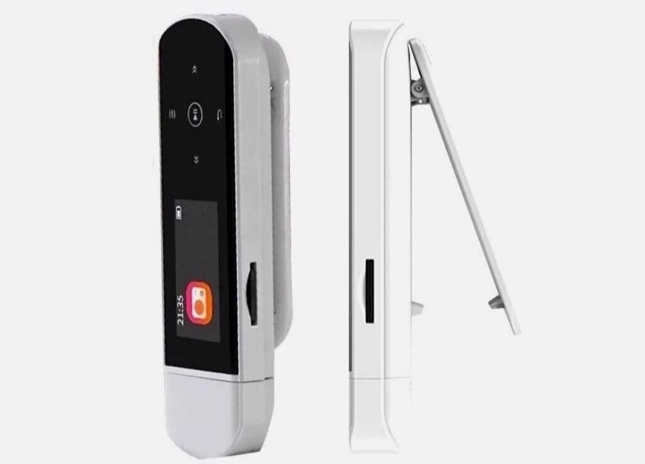 RUIZU 64GB Clip MP3 Player with Earphone, USB in-Line Transmission, Bluetooth 5.0 Lossless Sound Portable Music Player | FM Radio, E-Book, Pedometer,