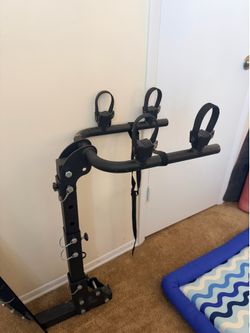 Mountain bike with car rack
