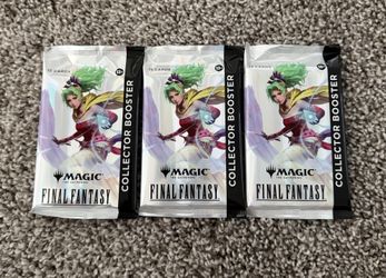 Magic: The Gathering Final Fantasy Collector’s Edition Booster Pack ENG x3 NEW/SEALED