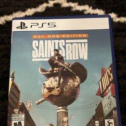 Playstation PS5 Saints Row Day One Edition Game CIB $15 OBO