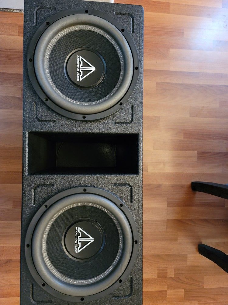 Addictive Audio 12 Inch Subs And Amp for Sale in Bonney Lake, WA OfferUp