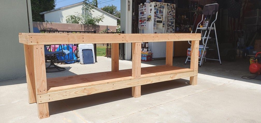 8ft Work Bench Table Stand