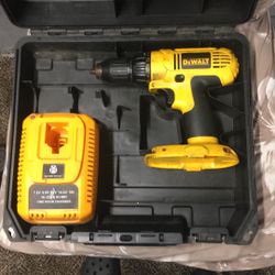 Dewalt Drill And Charger.     No Battery!