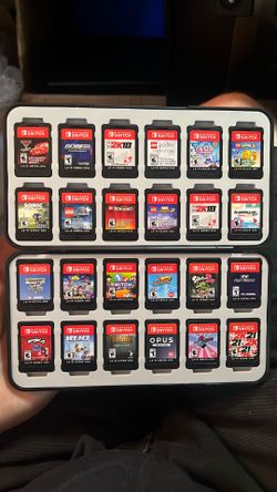 Nintendo Switch Games Unique Titles game cartridges + Case