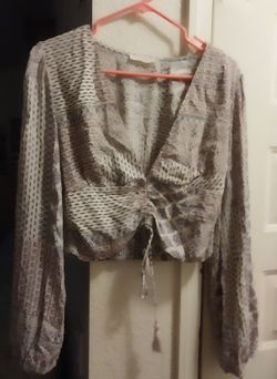 Ladies Large Long Sleeve Blouse 