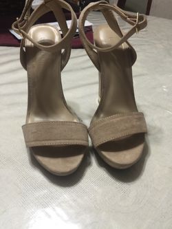 Khaki heels