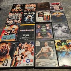 Over 35 Wwf & WwE Dvds 