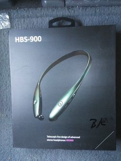 Retractable Bluetooth stereo headset hands free