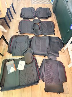 Tacoma Seat Covers (2024-2026 Full Set) leather
