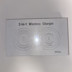 2 in 1 wireless charger