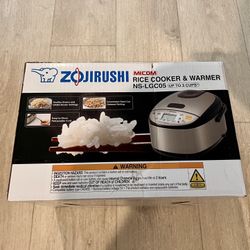 Zojirushi Micom Rice Cooker & Warmer (NS-LGC05) –  New in box